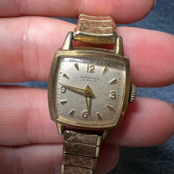 Vintage 1950\'s Junghans Gold Watch main image 11